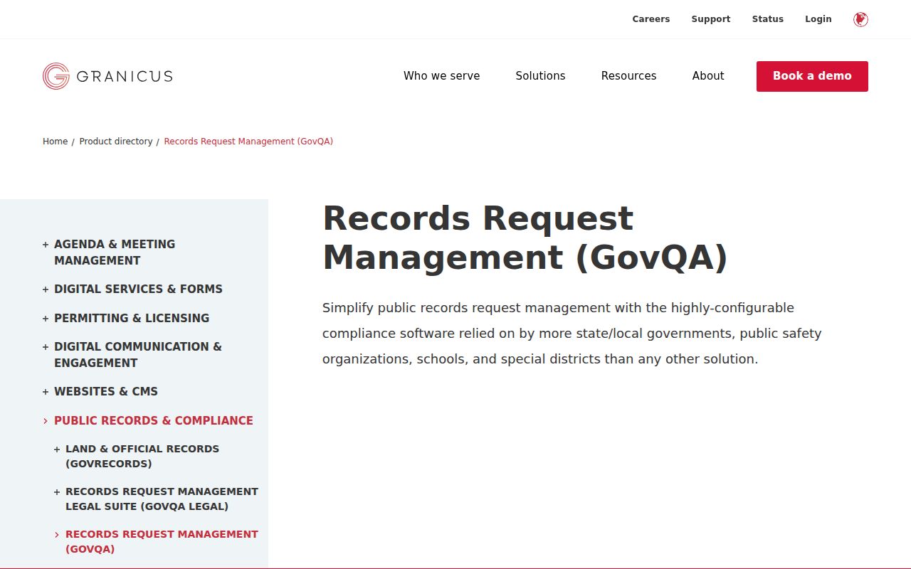 Kendall County arrest records request portal in GOVQA